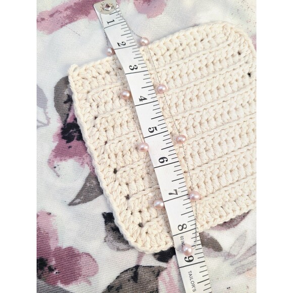 Sterling Silver Floating Pink Pearl Necklace 18" Dainty Elegant Bridal Jewelry - Picture 6 of 8